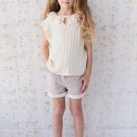 Lilah Top - Parchment Childrens Top from Jamie Kay Australia