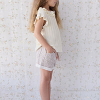 Lilah Top - Parchment Childrens Top from Jamie Kay Australia