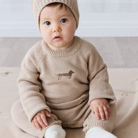 Ethan Jumper - Fawn Basil Childrens Jumper from Jamie Kay Australia