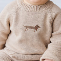 Ethan Jumper - Fawn Basil Childrens Jumper from Jamie Kay Australia