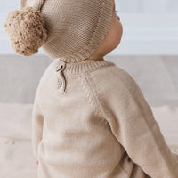 Ethan Jumper - Fawn Basil Childrens Jumper from Jamie Kay Australia