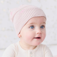 Juliette Beanie - Strawberry Childrens Hat from Jamie Kay Australia