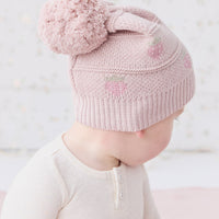 Juliette Beanie - Strawberry Childrens Hat from Jamie Kay Australia