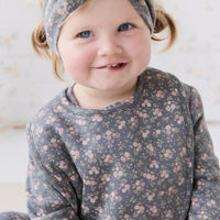 Organic Cotton Frankie Onepiece - Rosalie Floral Lava Childrens Onepiece from Jamie Kay Australia