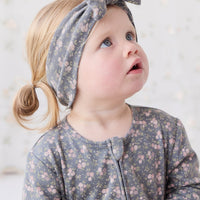 Organic Cotton Frankie Onepiece - Rosalie Floral Lava Childrens Onepiece from Jamie Kay Australia