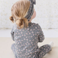 Organic Cotton Frankie Onepiece - Rosalie Floral Lava Childrens Onepiece from Jamie Kay Australia