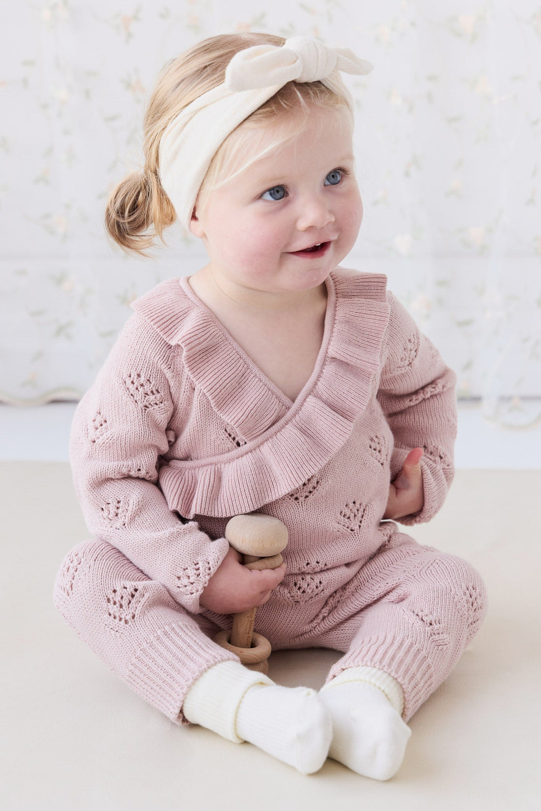 Lilah Onepiece - Ballet Pink Marle Childrens Onepiece from Jamie Kay Australia