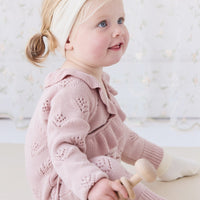 Lilah Onepiece - Ballet Pink Marle Childrens Onepiece from Jamie Kay Australia