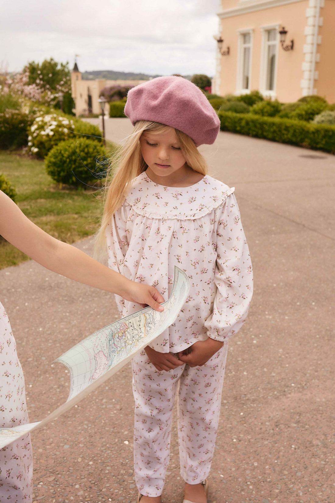 Organic Cotton Amira Blouse - Bianca Antique Childrens Top from Jamie Kay Australia