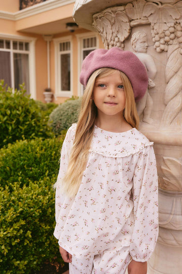 Organic Cotton Amira Blouse - Bianca Antique Childrens Top from Jamie Kay Australia