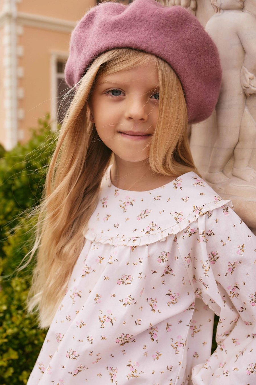 Organic Cotton Amira Blouse - Bianca Antique Childrens Top from Jamie Kay Australia