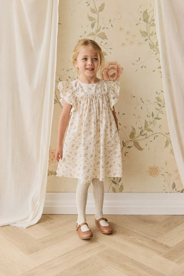 Organic Cotton Eleanor Dress - Bianca Antique Childrens Dress from Jamie Kay Australia