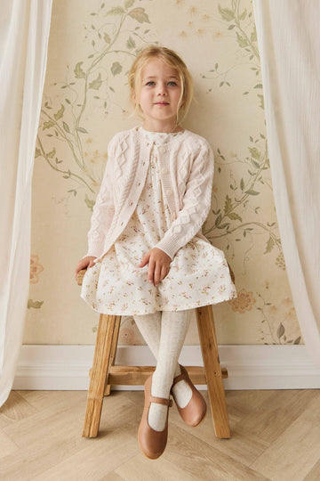 Alexis Cardigan - Cosy Mauve Childrens Cardigan from Jamie Kay Australia