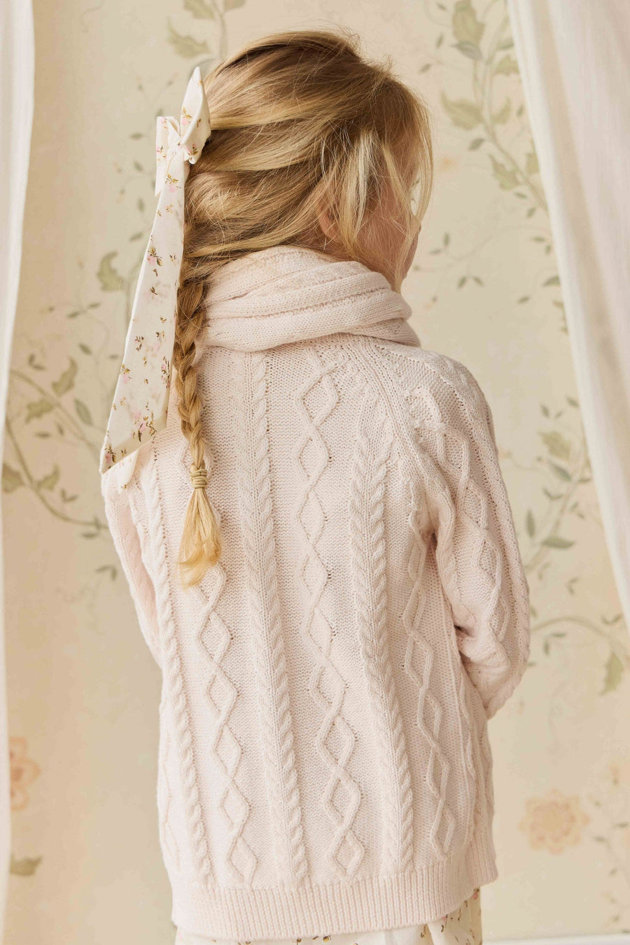 Alexis Cardigan - Cosy Mauve Childrens Cardigan from Jamie Kay Australia