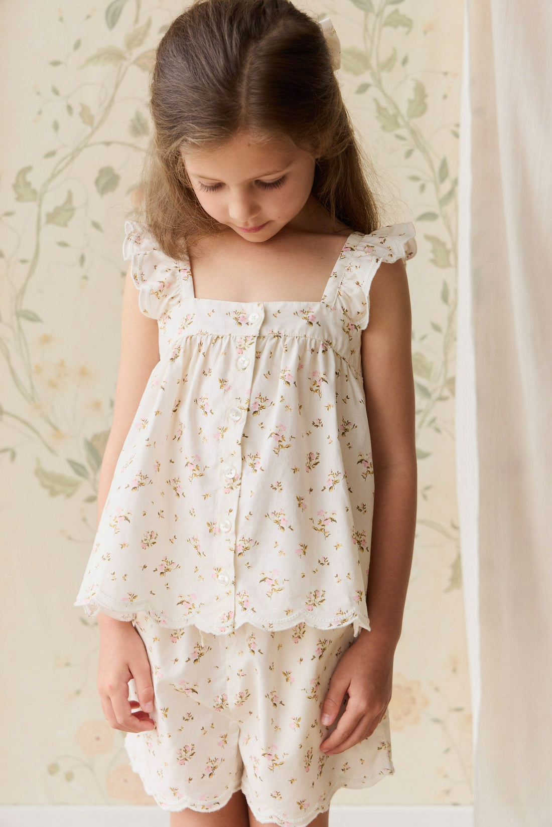 Organic Cotton Haylen Top - Bianca Antique Childrens Top from Jamie Kay Australia