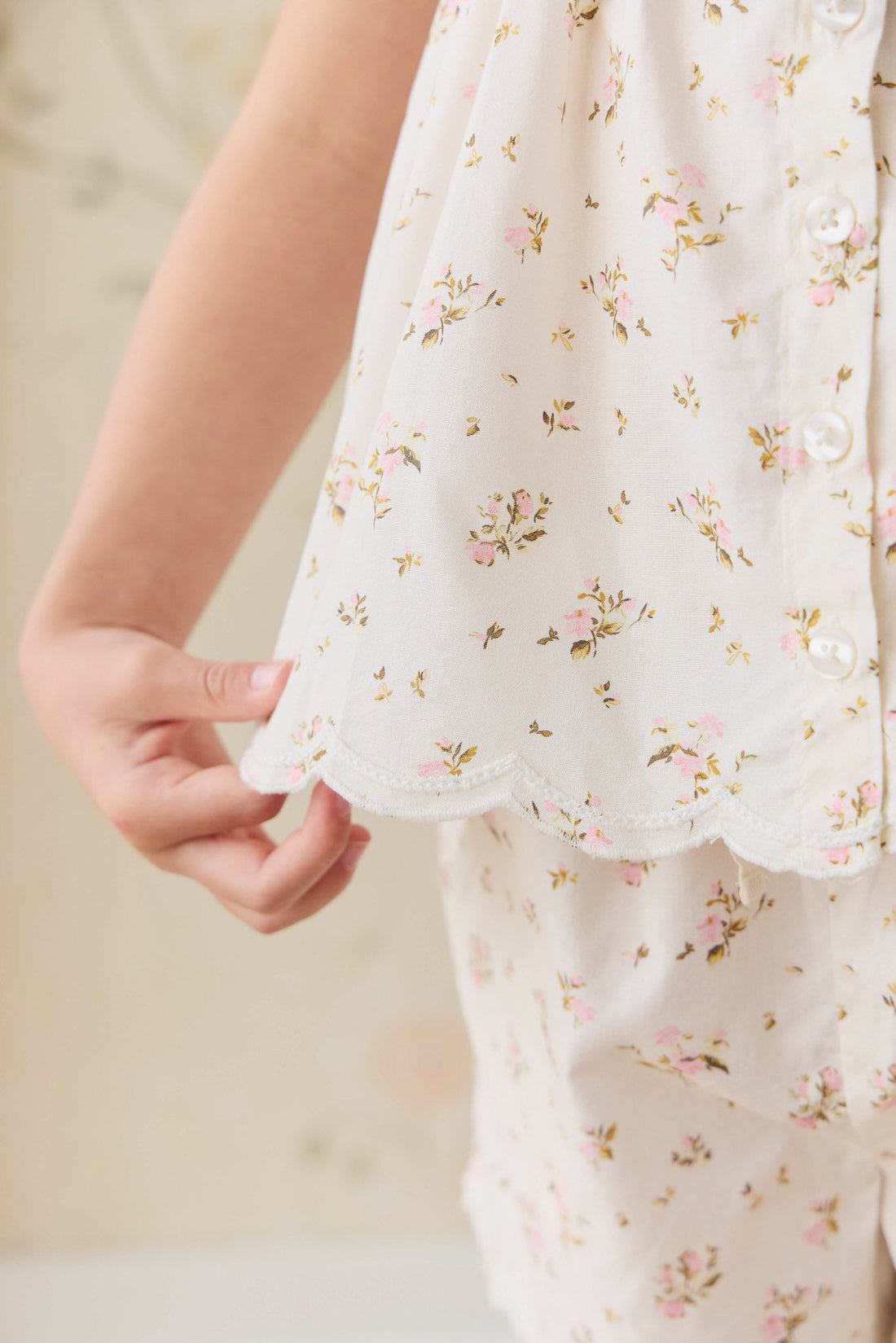 Organic Cotton Haylen Top - Bianca Antique Childrens Top from Jamie Kay Australia