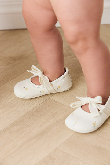 Baby Ballerinas - Vintage Ditsy Childrens Footwear from Jamie Kay Australia