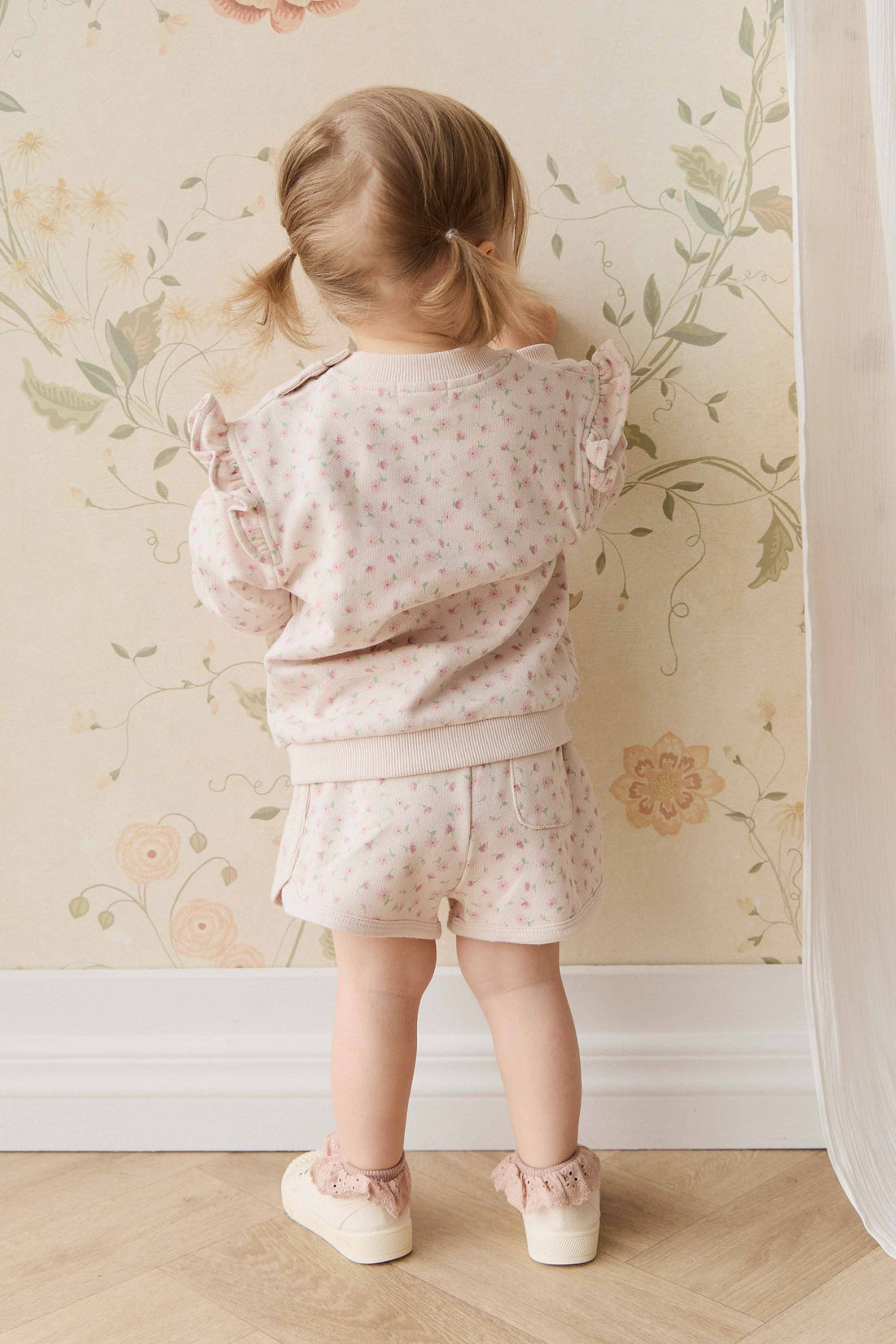 Organic Cotton Monroe Short - Victoria Blush Childrens Short from Jamie Kay Australia