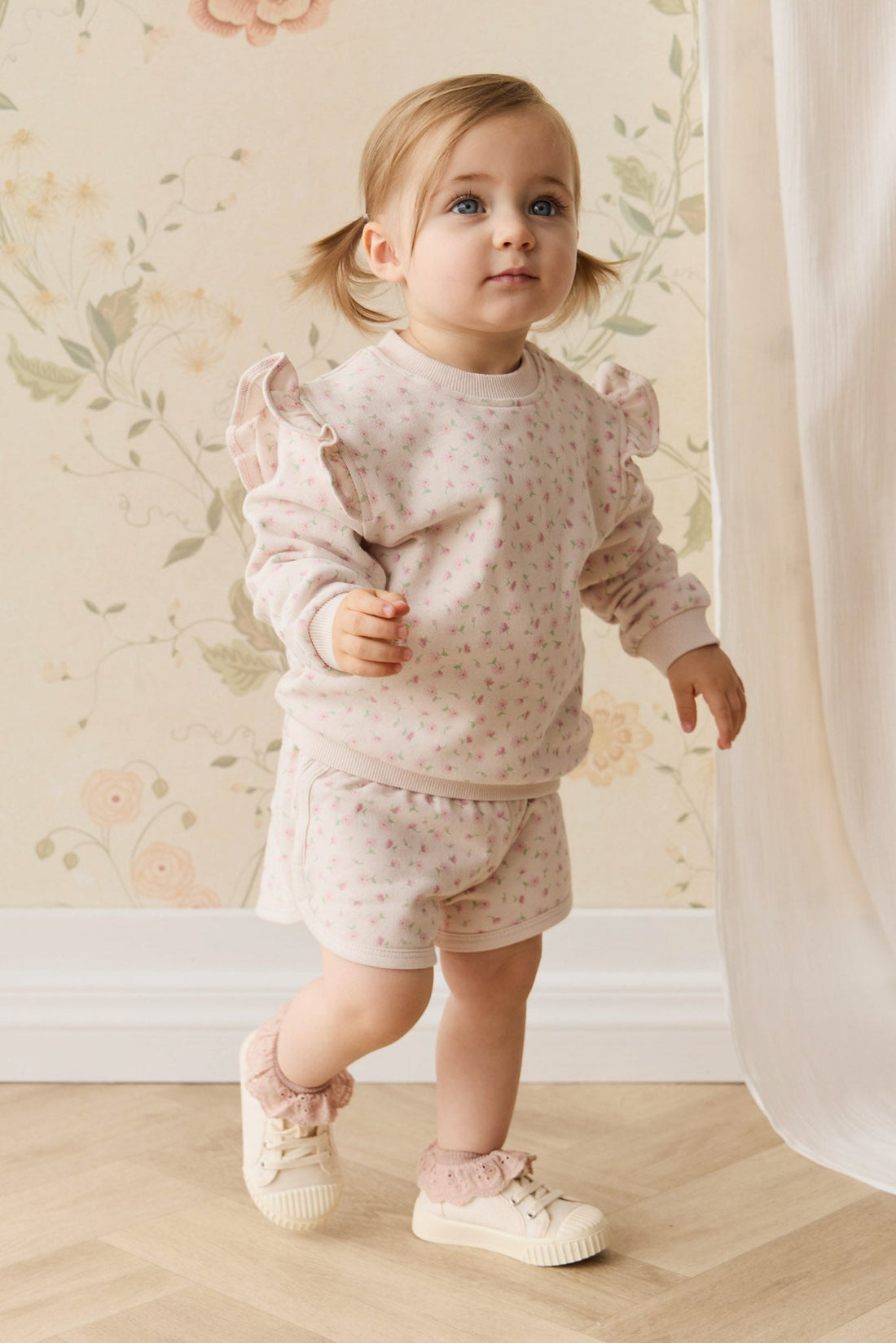 Organic Cotton Monroe Short - Victoria Blush Childrens Short from Jamie Kay Australia
