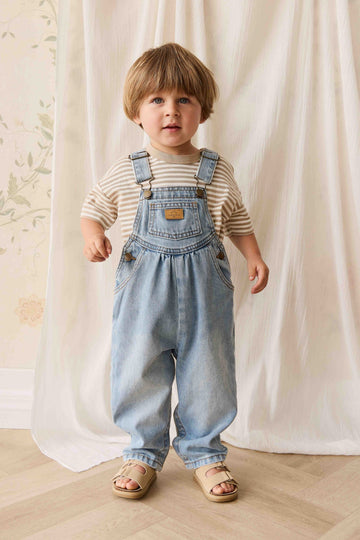 Cecil Overall - Antique Blue Childrens Overall from Jamie Kay Australia