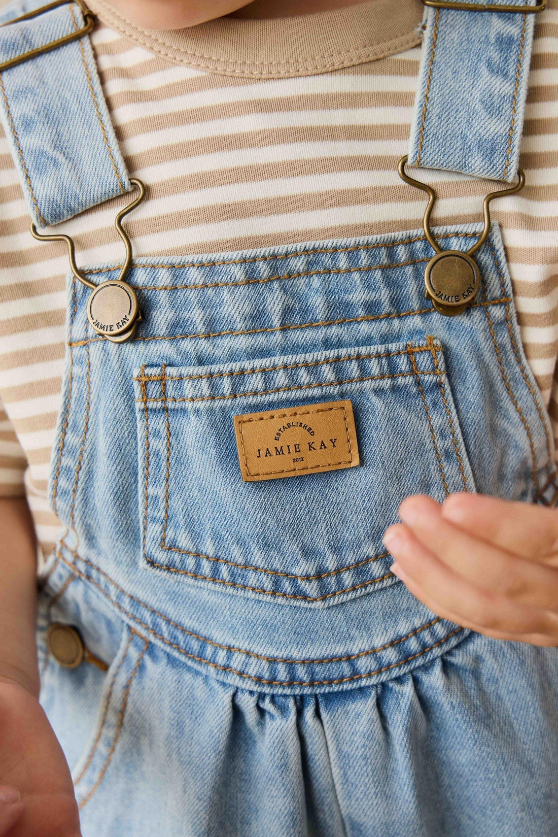 Cecil Overall - Antique Blue Childrens Overall from Jamie Kay Australia