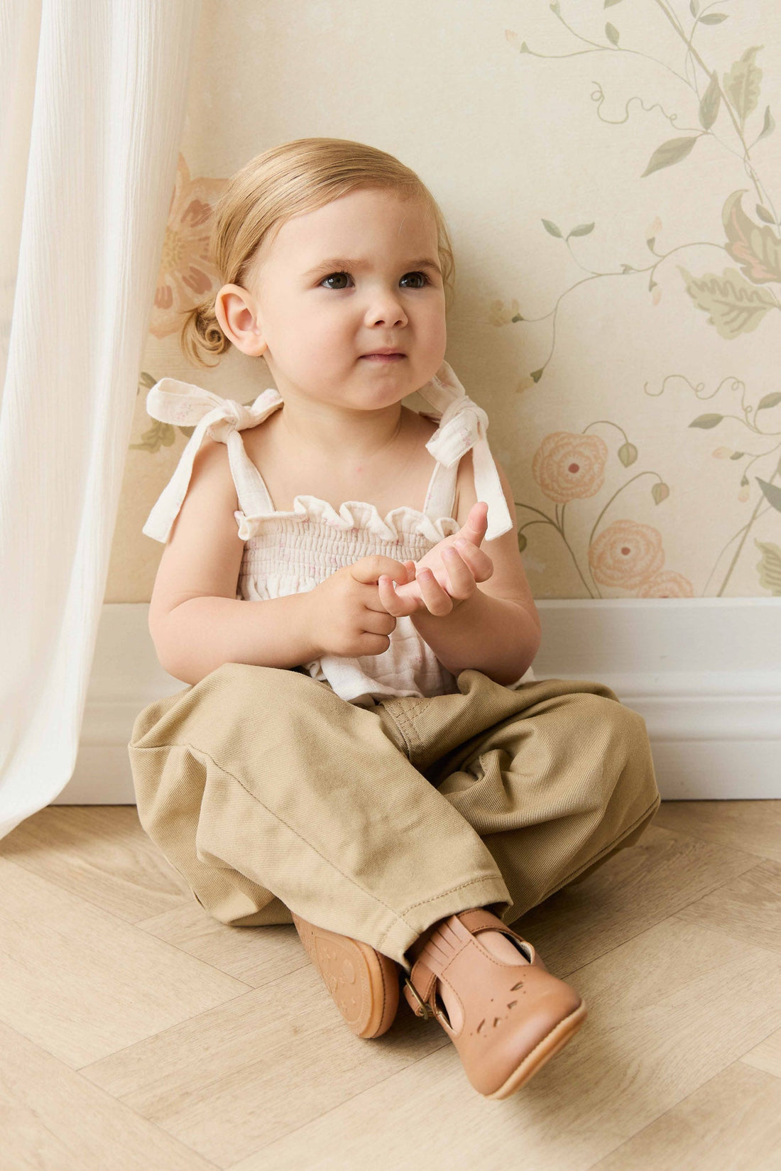 Lulu Shoe - Tan Childrens Footwear from Jamie Kay Australia