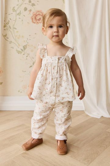Organic Cotton Haylen Top - Bianca Antique Childrens Top from Jamie Kay Australia