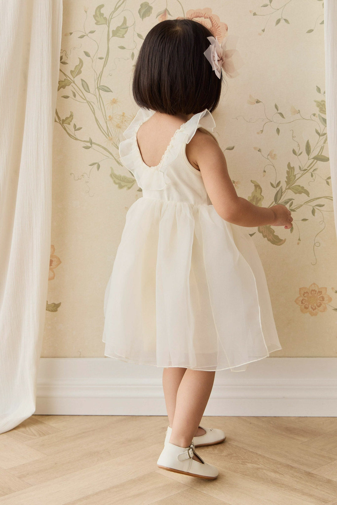 Adalyn Dress - Parchment Childrens Dress from Jamie Kay Australia