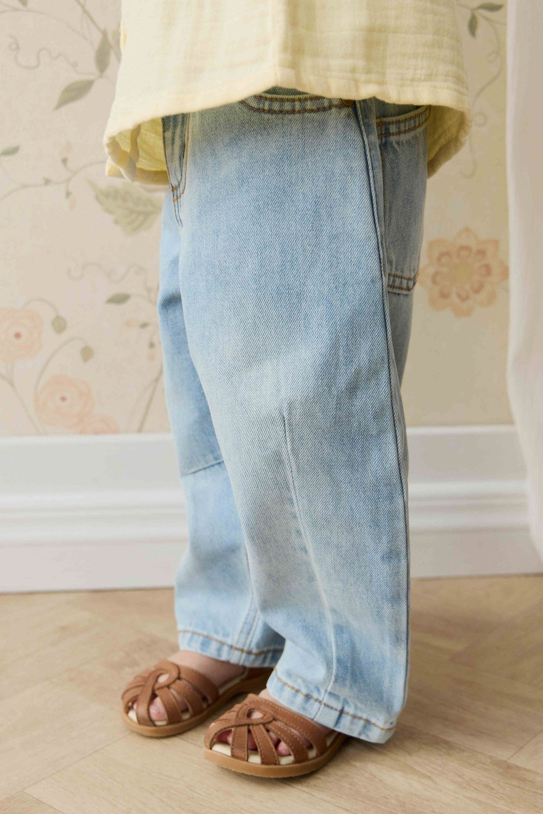 Sierra Pant - Antique Blue Childrens Pant from Jamie Kay Australia