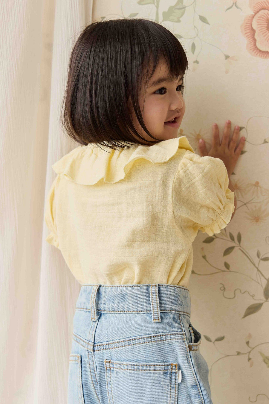 Organic Cotton Muslin Alora Top - Sunshine Childrens Top from Jamie Kay Australia
