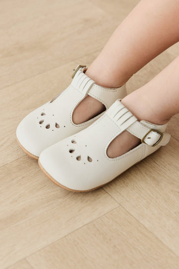 Lulu Shoe - Soft Action White Childrens Footwear from Jamie Kay Australia