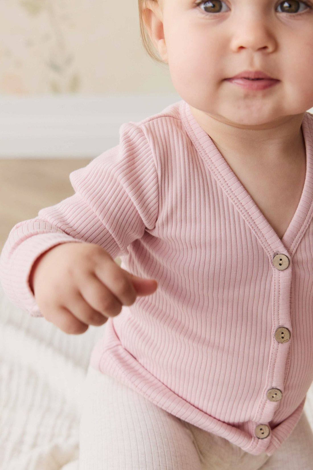 Organic Cotton Modal Cardigan - Trinket Childrens Cardigan from Jamie Kay Australia
