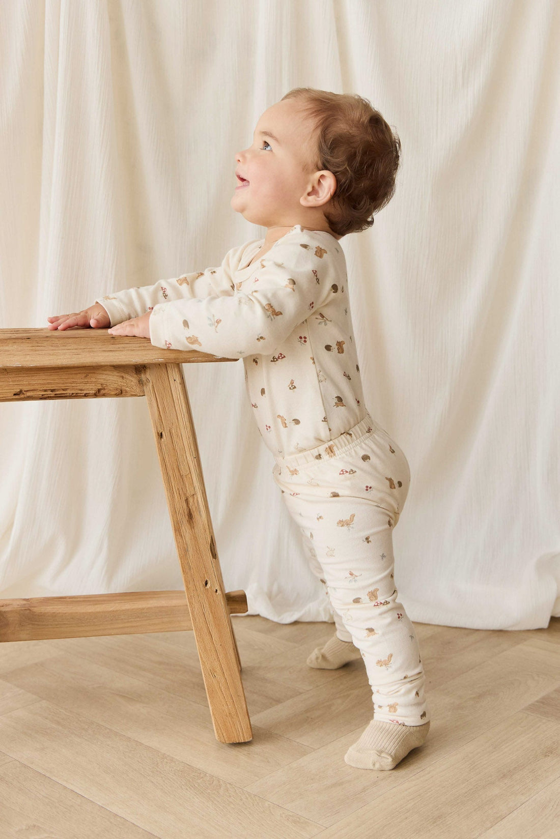 Organic Cotton Everyday Legging - Forest Gathering Childrens Legging from Jamie Kay Australia