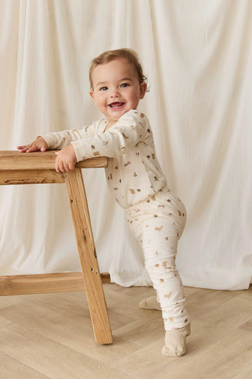 Organic Cotton Everyday Legging - Forest Gathering Childrens Legging from Jamie Kay Australia