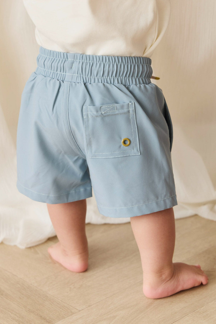 Wyatt Board Short - Cenote Childrens Swimwear from Jamie Kay Australia