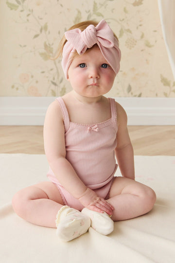 Organic Cotton Modal Singlet Bodysuit - Trinket Childrens Bodysuit from Jamie Kay Australia