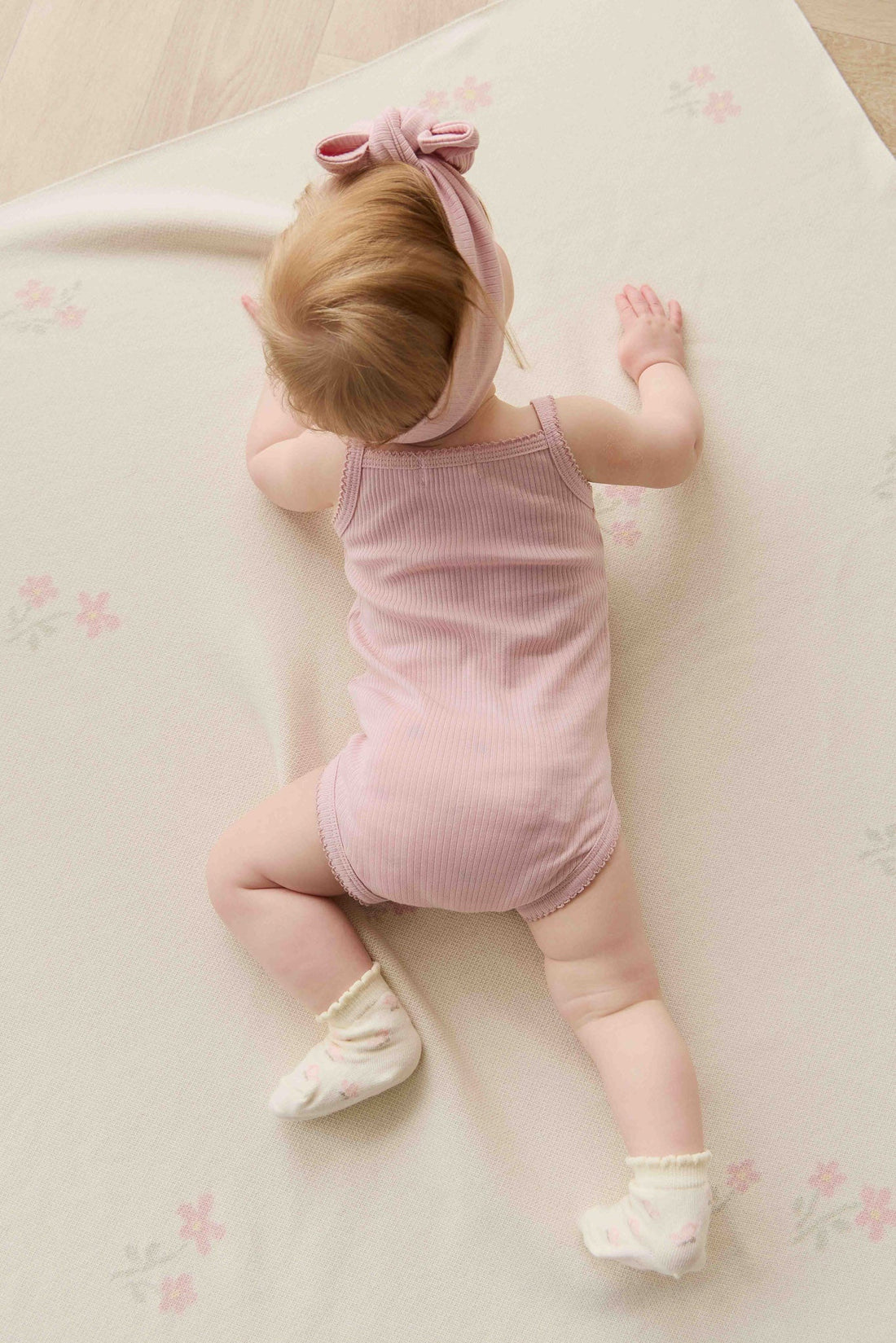 Organic Cotton Modal Singlet Bodysuit - Trinket Childrens Bodysuit from Jamie Kay Australia