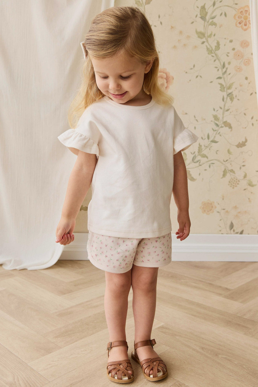 Pima Cotton Antoinette Top - Blushed Rose Childrens Top from Jamie Kay Australia