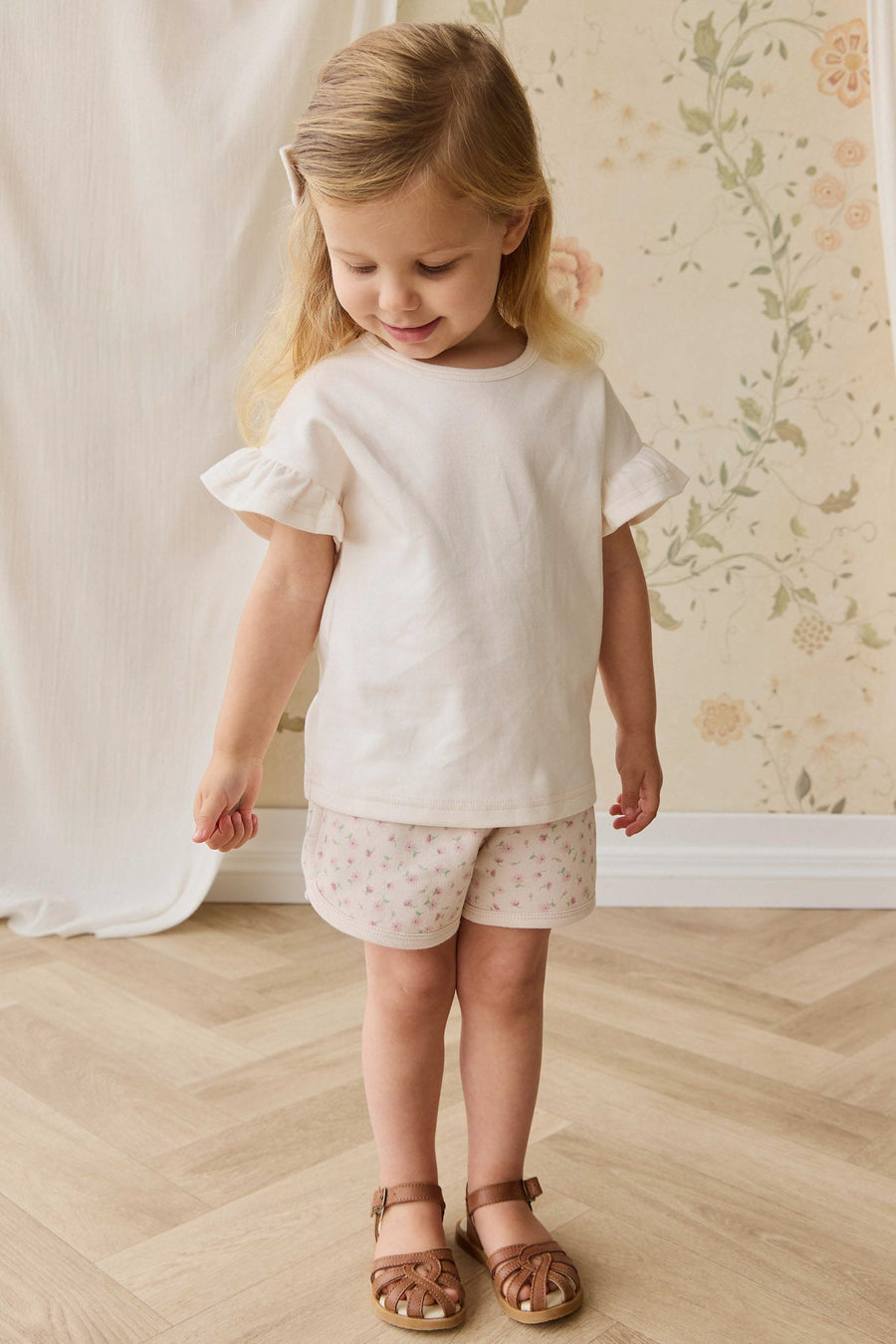 Pima Cotton Antoinette Top - Blushed Rose Childrens Top from Jamie Kay Australia