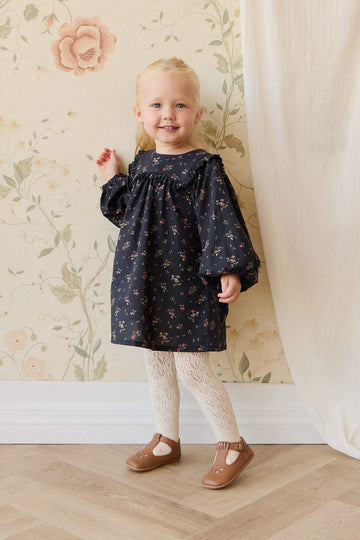 Organic Cotton Amira Dress - Bianca Noir Childrens Dress from Jamie Kay Australia