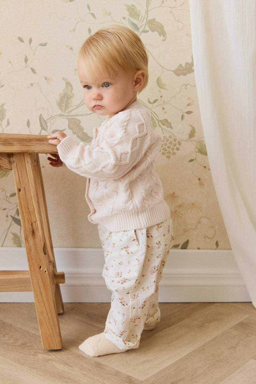 Alexis Cardigan - Cosy Mauve Childrens Cardigan from Jamie Kay Australia
