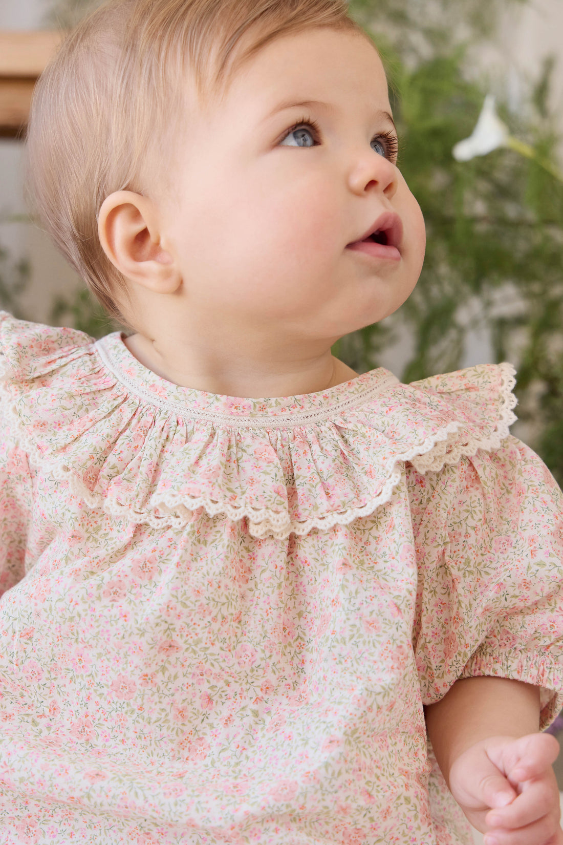 Organic Cotton Misty Top - Flora Pink Childrens Top from Jamie Kay Australia