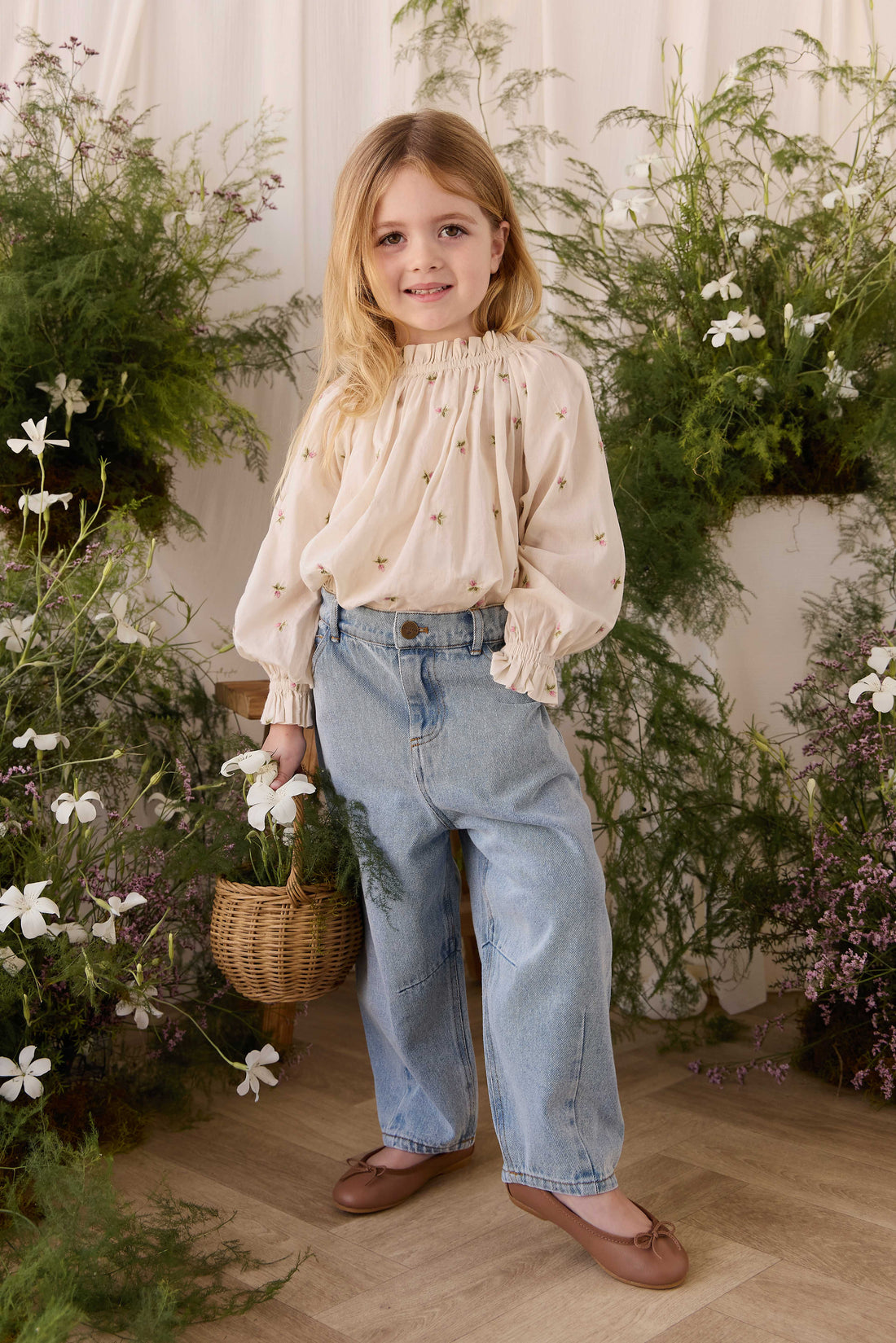Sierra Pant - Light Wash Childrens Pants from Jamie Kay Australia
