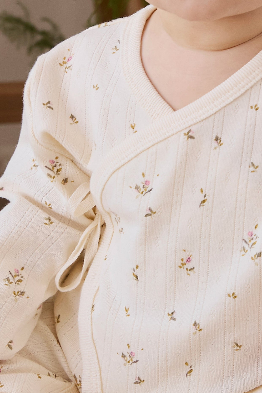 Organic Cotton Pointelle Estelle Onepiece - Dina Antique Childrens Onepiece from Jamie Kay Australia