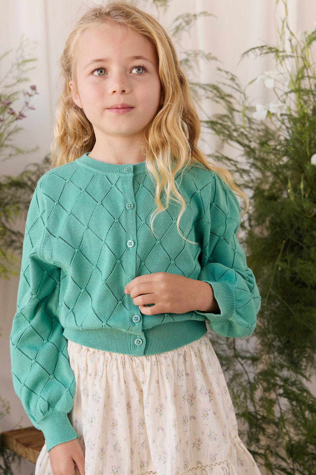 Organic Cotton Miley Skirt - Justine Orchid Childrens Skirt from Jamie Kay Australia