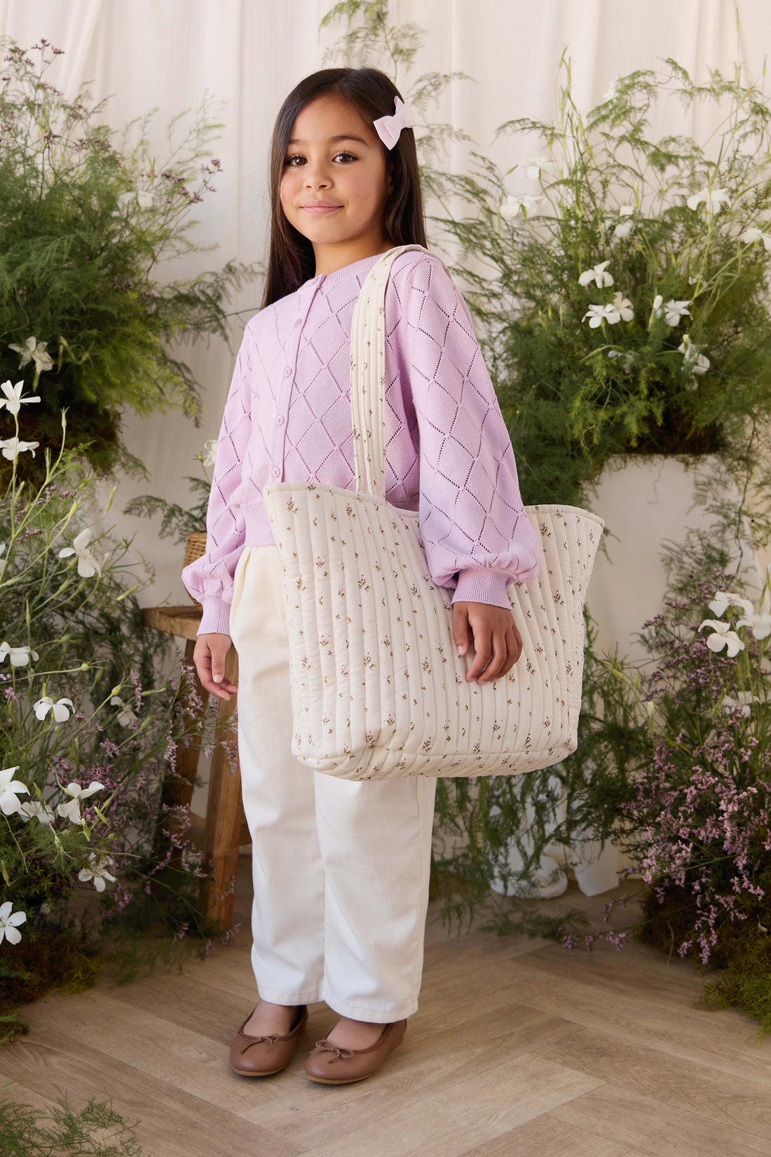 Lilah Cardigan - Orchid Dream Childrens Cardigan from Jamie Kay Australia