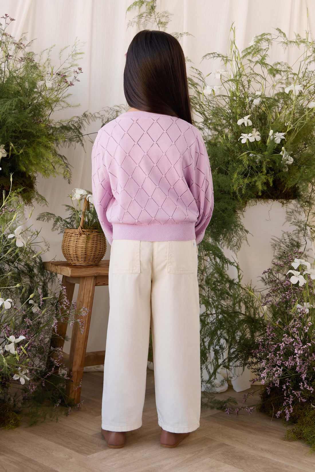 Lilah Cardigan - Orchid Dream Childrens Cardigan from Jamie Kay Australia