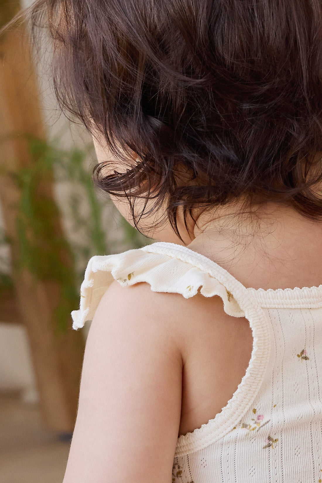 Organic Cotton Pointelle Zoella Bodysuit - Dina Antique Childrens Bodysuit from Jamie Kay Australia