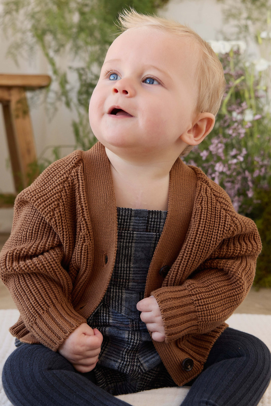 Ira Playsuit - Checked Cotton Childrens Playsuit from Jamie Kay Australia