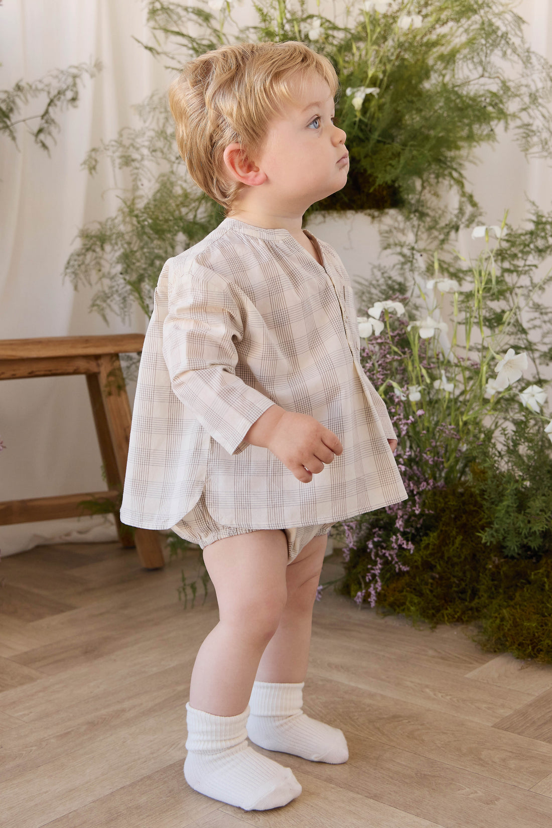 Organic Cotton Kenji Top - Joe Check Natural Childrens Top from Jamie Kay Australia
